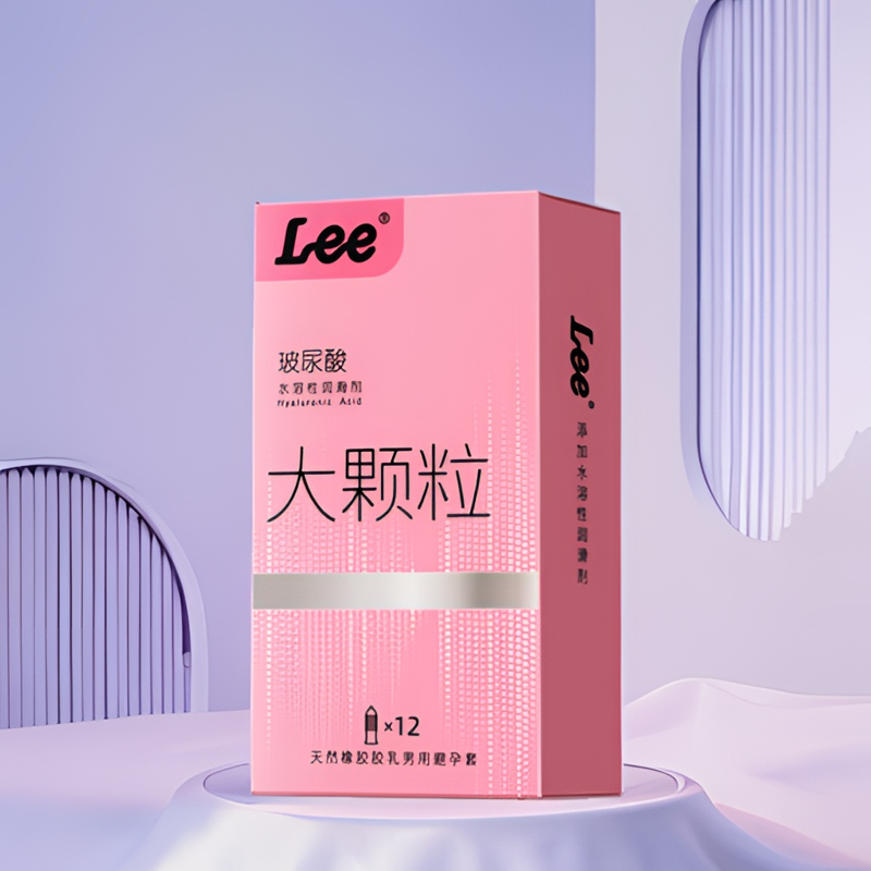 LEE天然橡胶胶乳男用避孕套颗粒夫妻房事正品超薄安全套计生用品