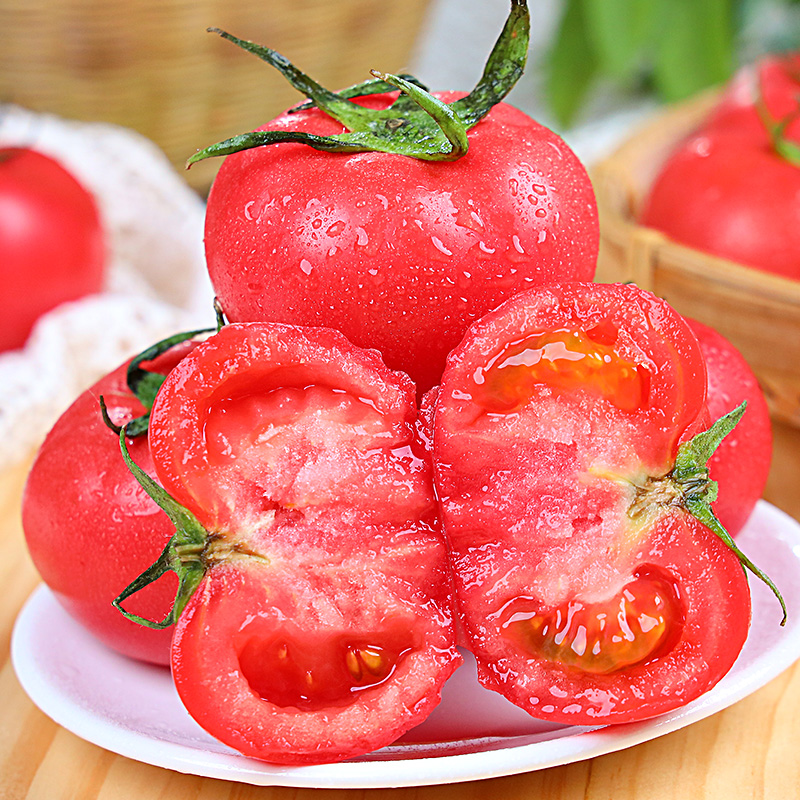 【馋亲王】陕西泾阳普罗旺斯西红柿沙瓤生吃新鲜水果番茄3/4.5斤