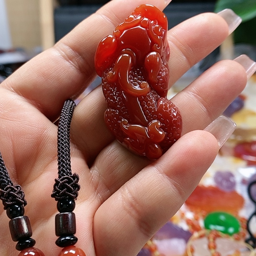 【闪购商品】玛瑙/玉髓颈饰合金周*悠