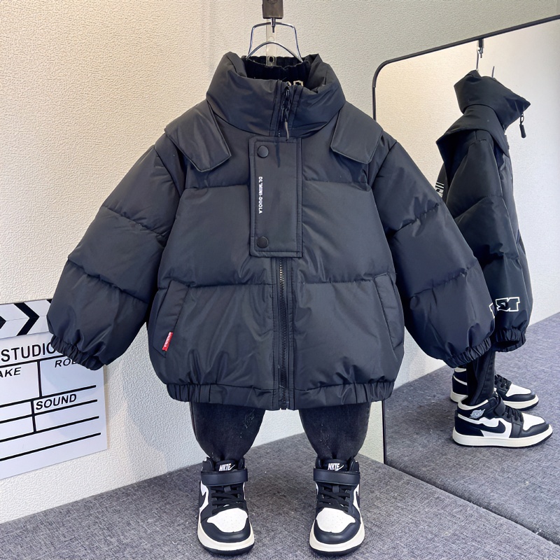 儿童羽绒服冬季韩版棉服2023新款男童加厚白鸭绒棉衣宝宝保暖外套