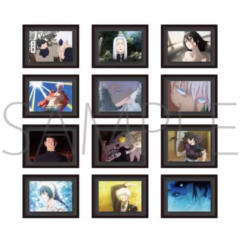 【拆盒】咒术回战怀玉冰箱贴 烫金签名贴纸 盲盒代拆