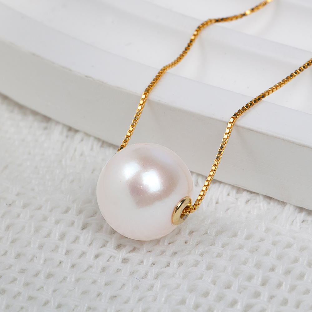 2024年新款爆款925银路路通珍珠项链女锁骨链轻奢小众高级感颈链