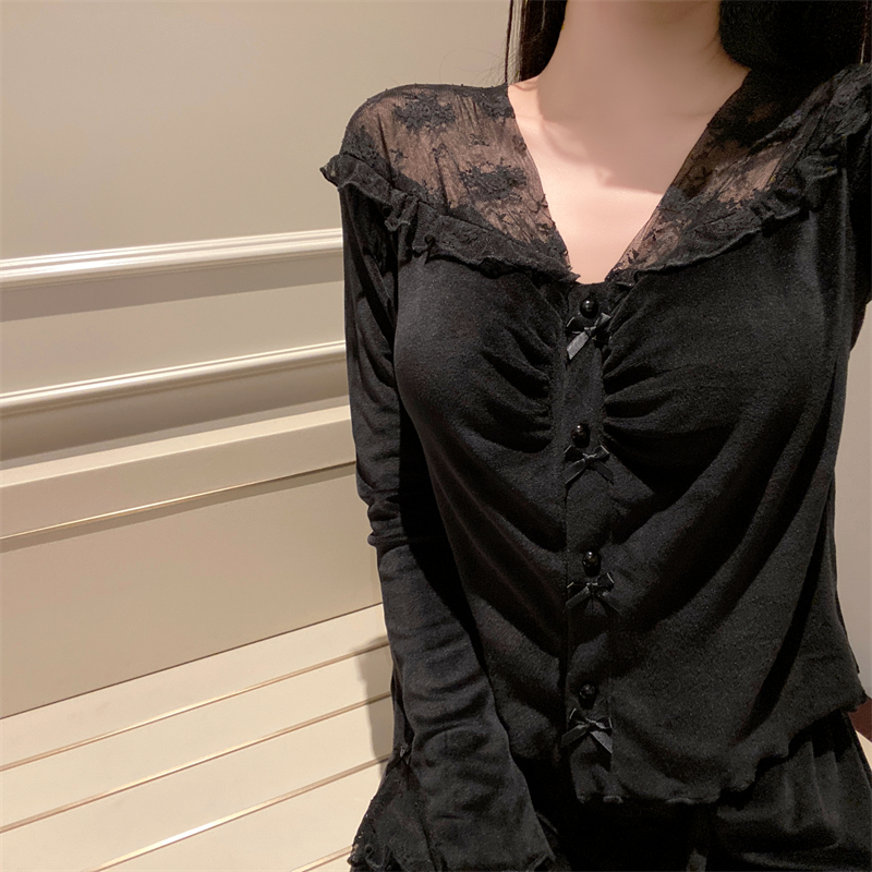 奢华家居保暖套装冬新款睡衣女千金法式春秋季带胸垫海岛绒可外穿