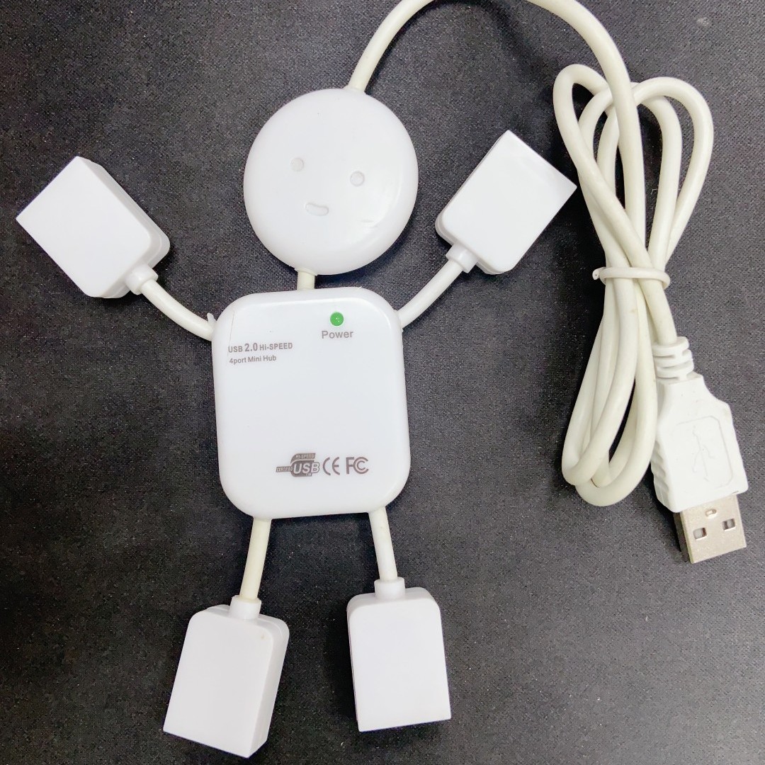 人型USB4口集线器