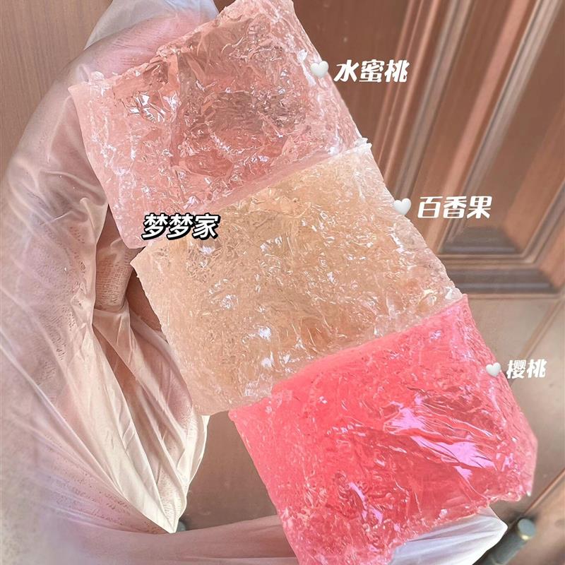 网红琥珀糖大块梦梦家高颜值仙女巨无霸水晶糖好看又好吃的糖果