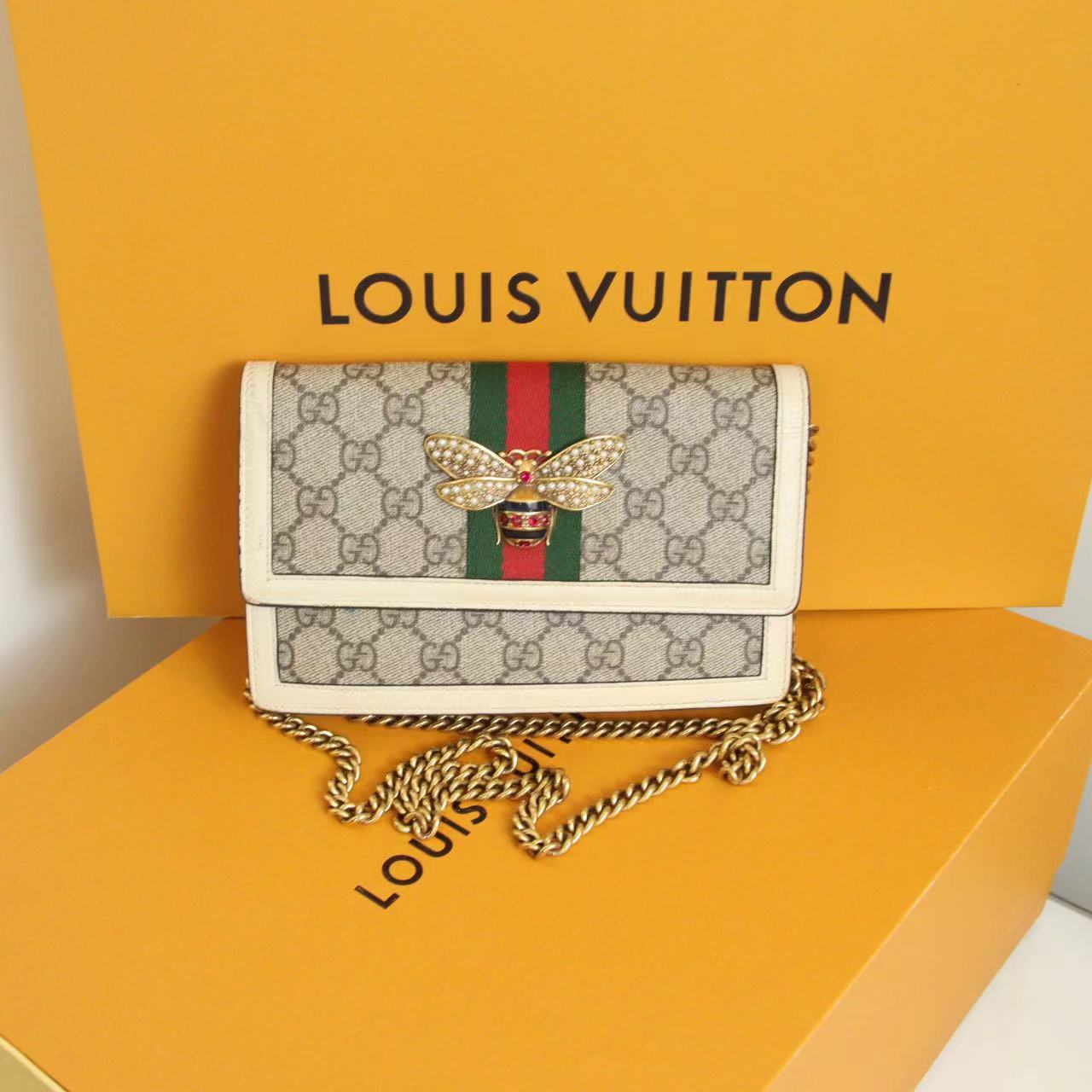 95新 GUCCI/古驰 嗨玩/Gucci链条包/成色以直播间为准