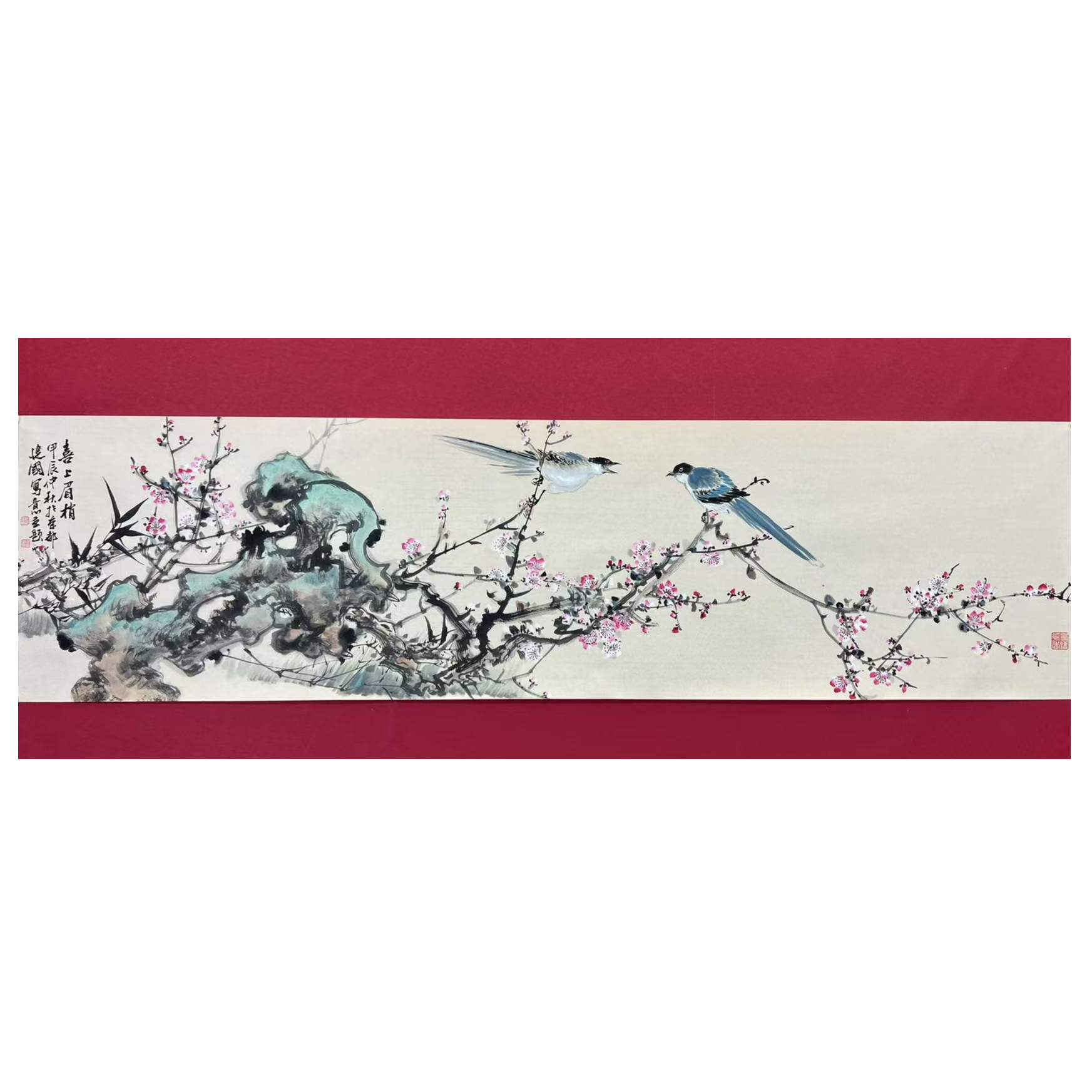 施老师写意花鸟国画作品《喜上眉梢》