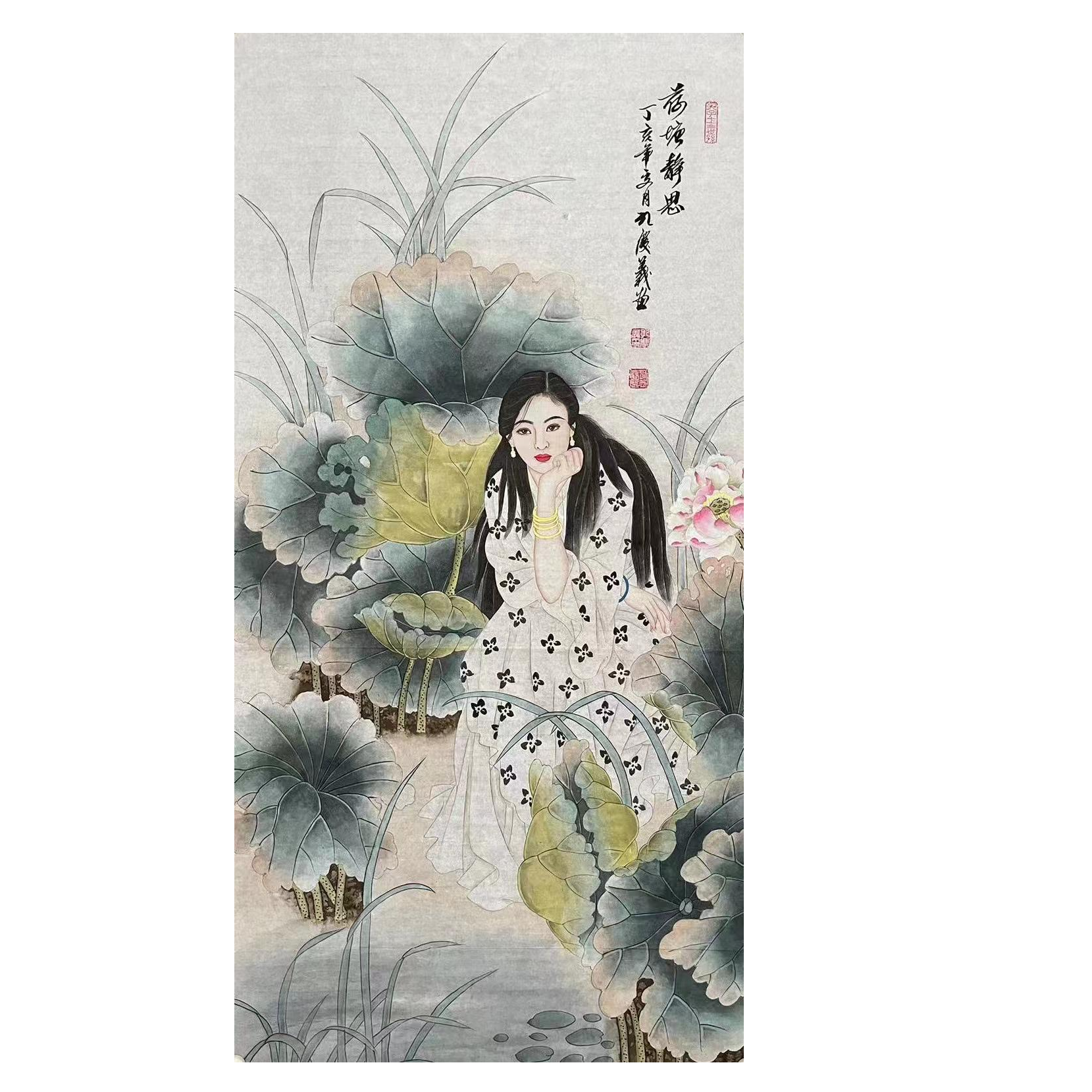 孔老师人物画作品