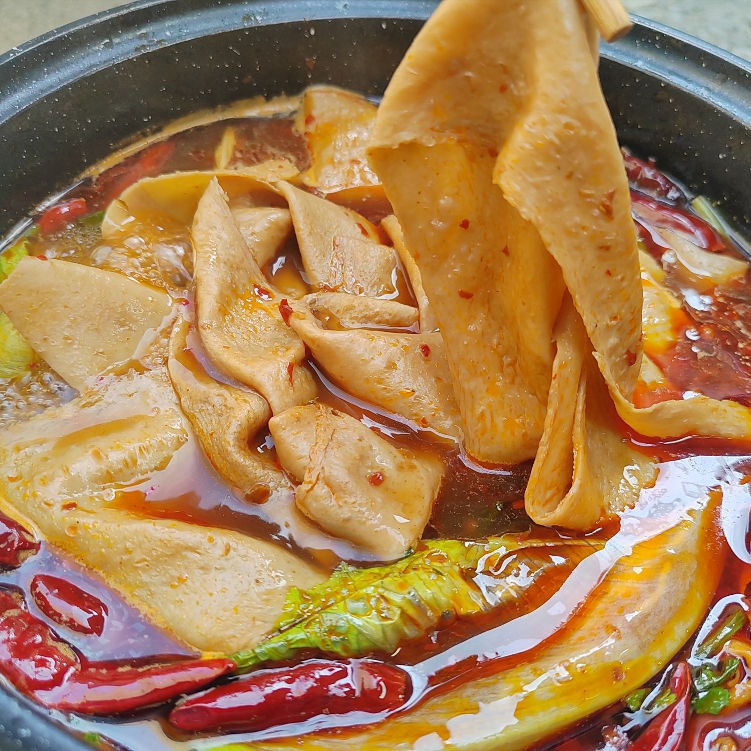 无盐老豆皮纯手工老豆皮火锅食材干货热炒凉拌