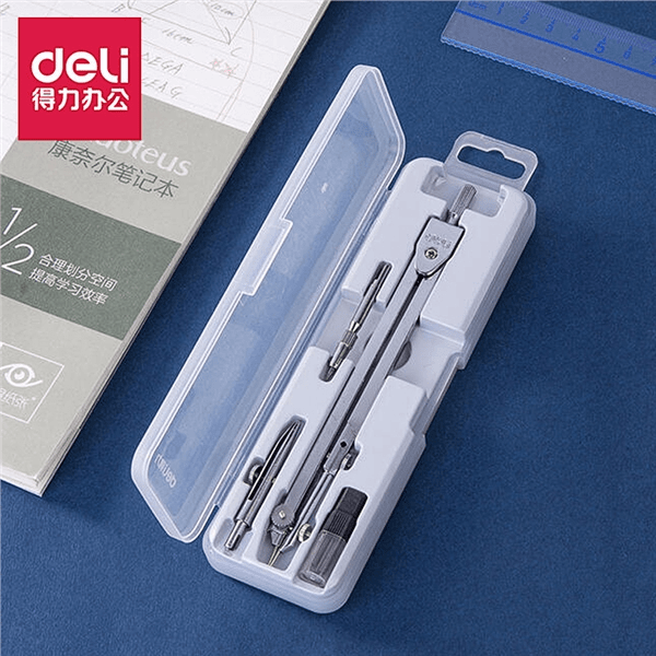 【乌市发货】圆规套装金属学生绘图考试专用带铅芯简约盒装携带