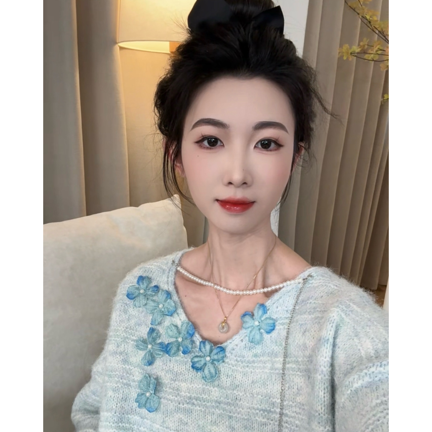 吴一鹭【501-600】根据当日编码下单 气质百搭针织上衣7-13