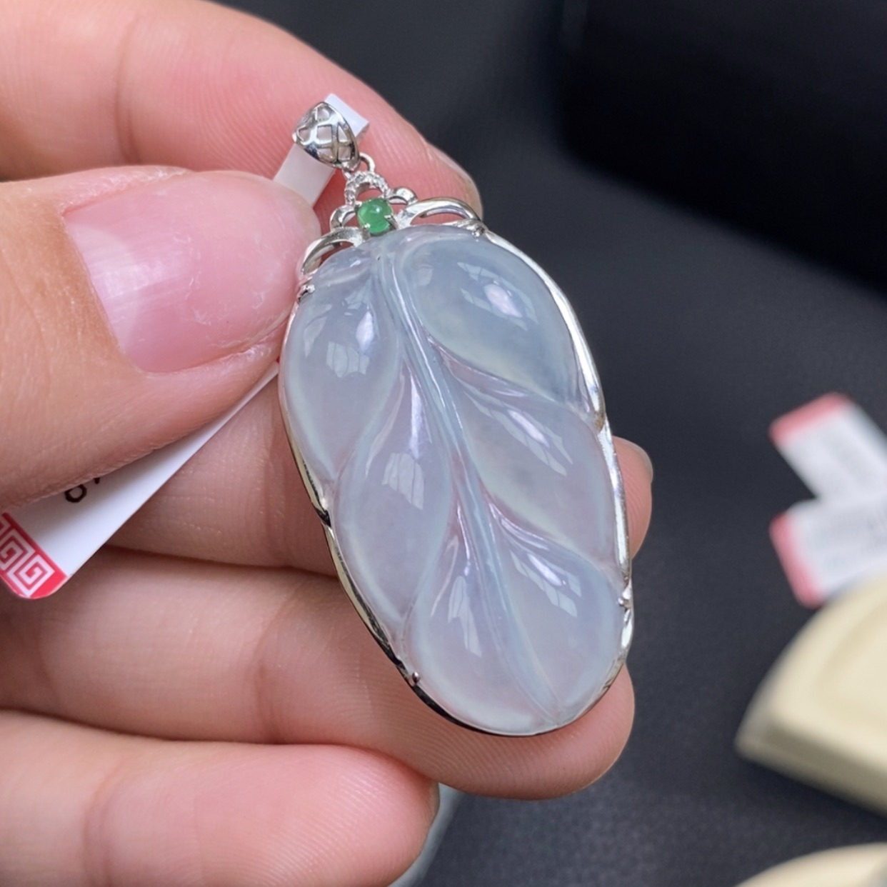 【闪购商品】翡翠颈饰18K金镶嵌宋*题