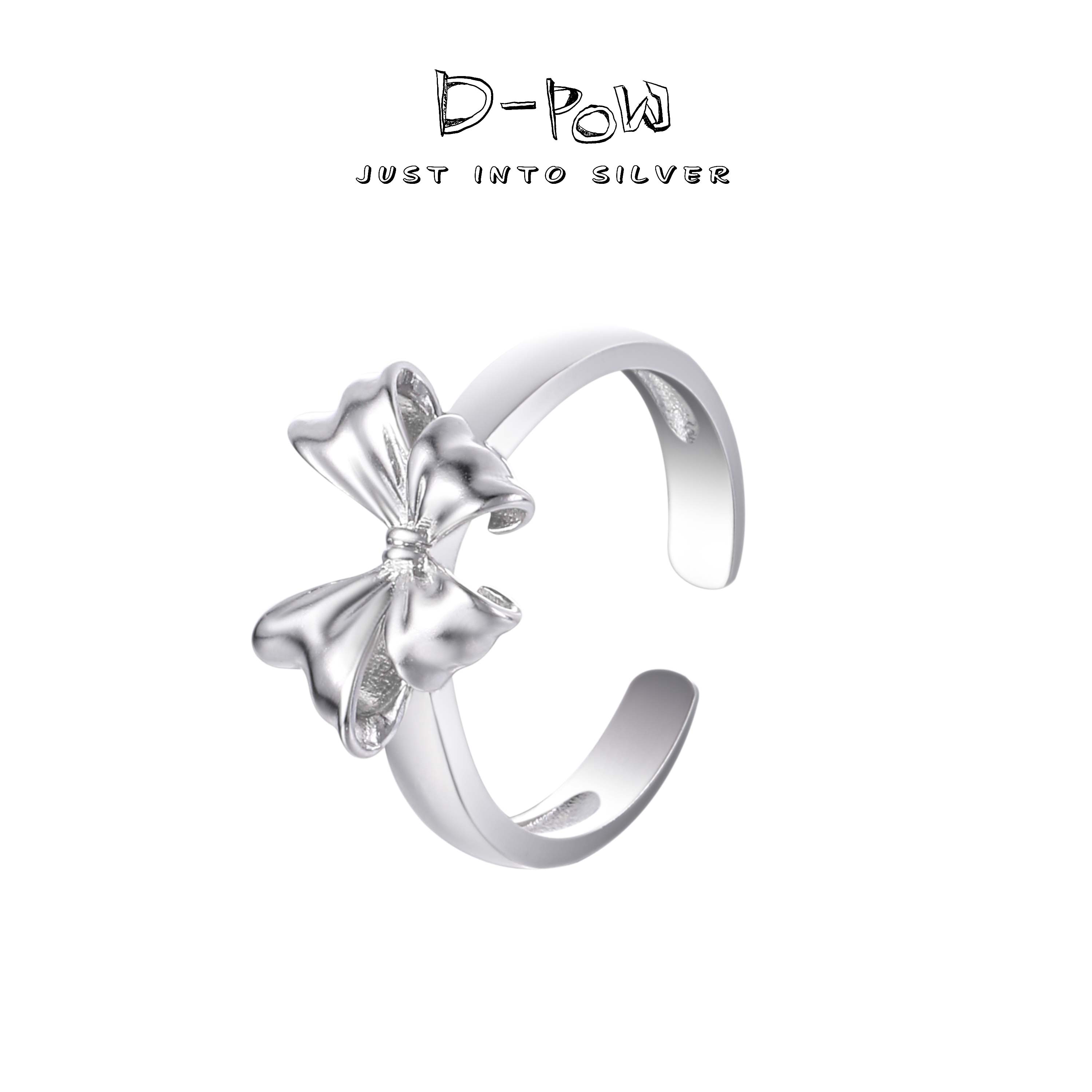 灯小炮 925银戒指 戒指（8176）气质轻奢时尚百搭简约小众