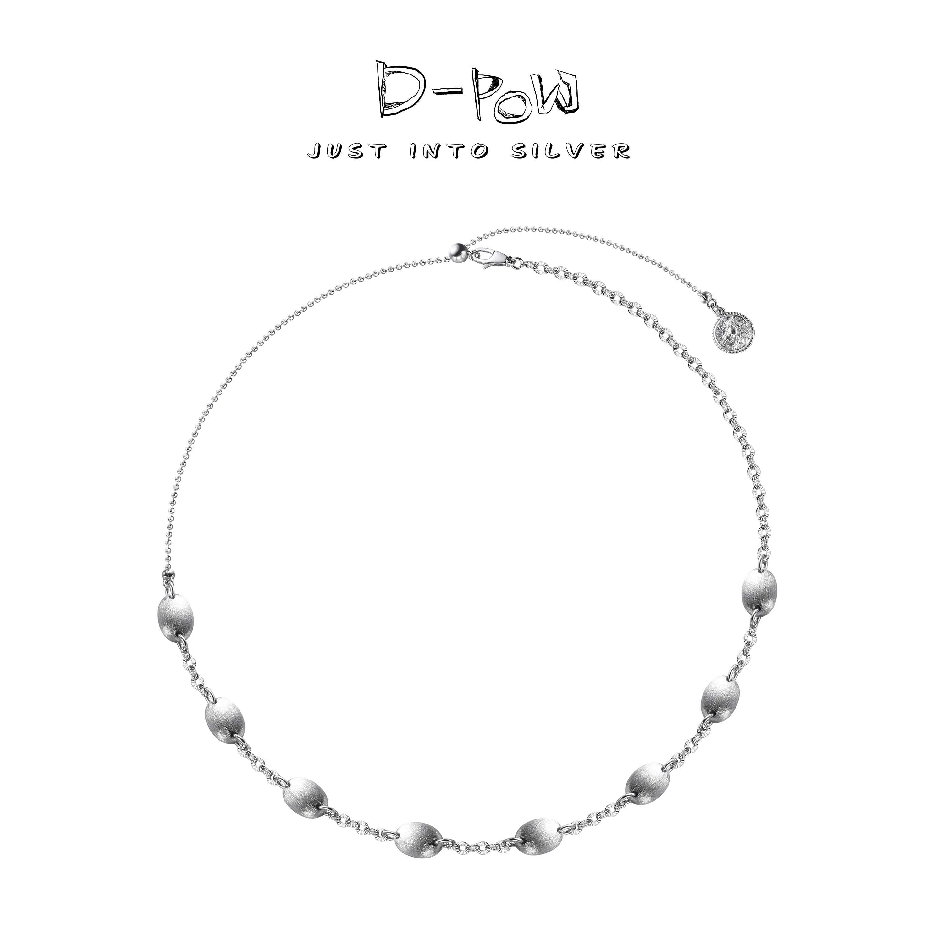 灯小炮 坠链均925银 项链（52cm）（8064）气质轻奢时尚百搭