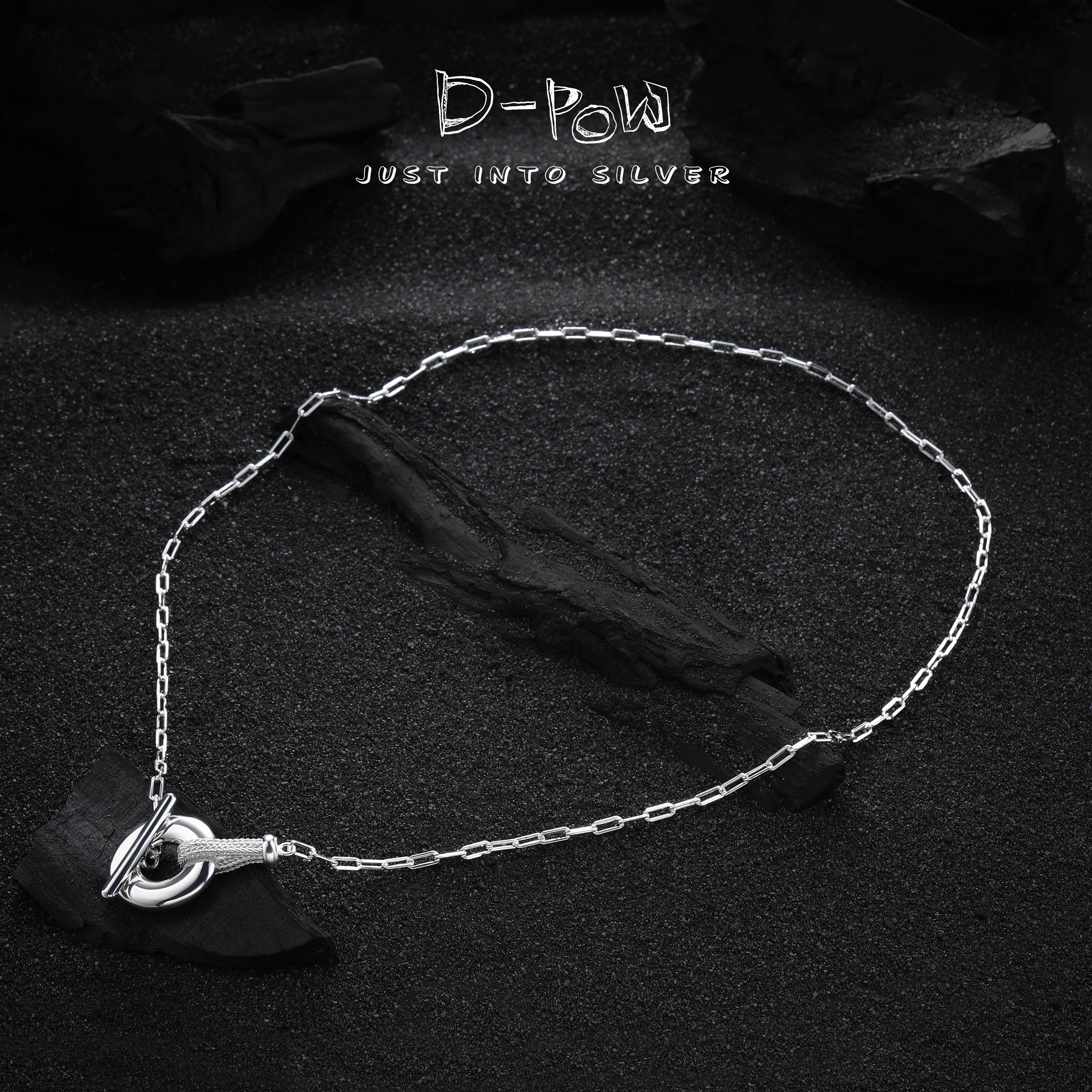 灯小炮 坠链均925银 项链（51cm）（8026）气质轻奢时尚百搭简约小众