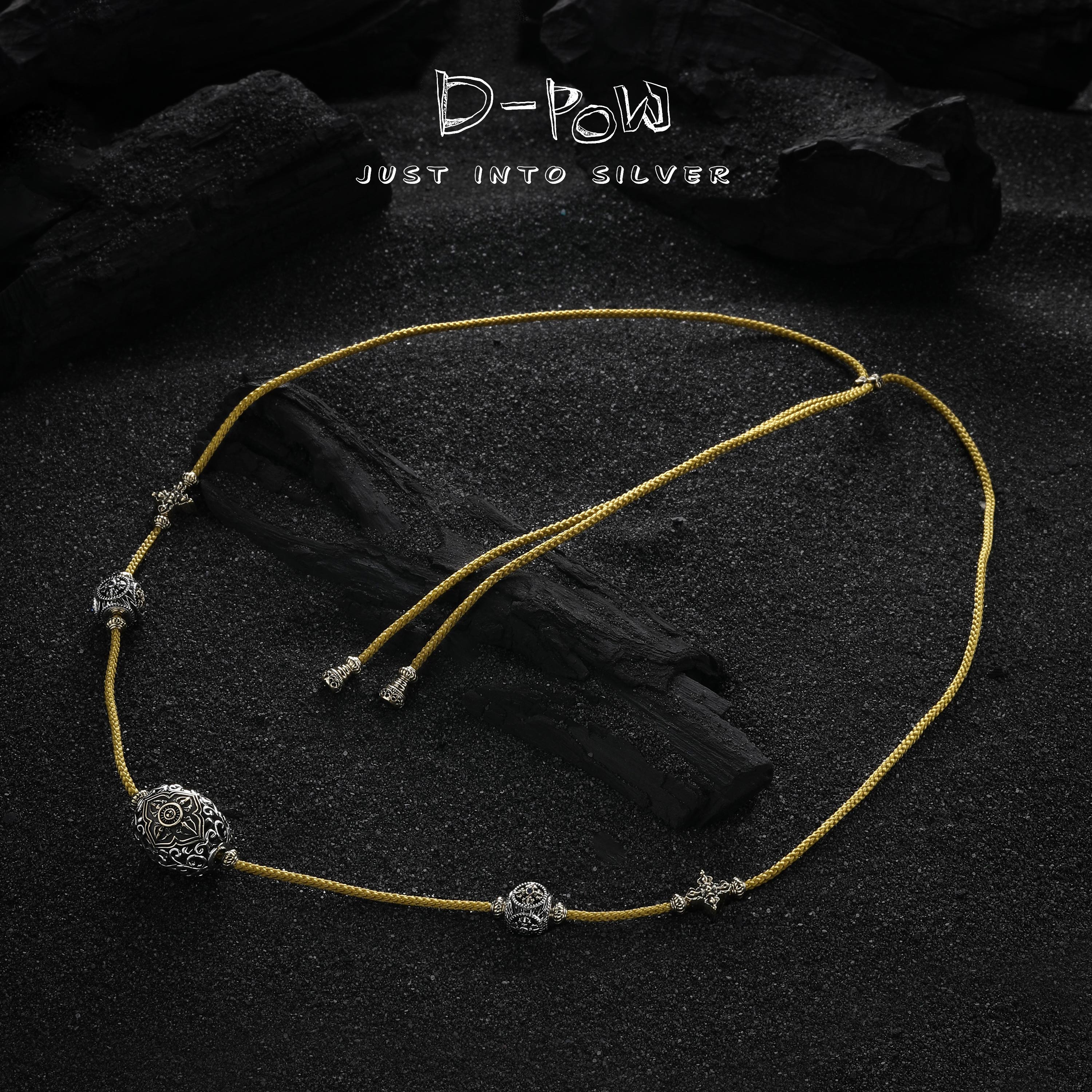 灯小炮 吊坠925银 项链（74cm）（7546）气质轻奢时尚百搭简约