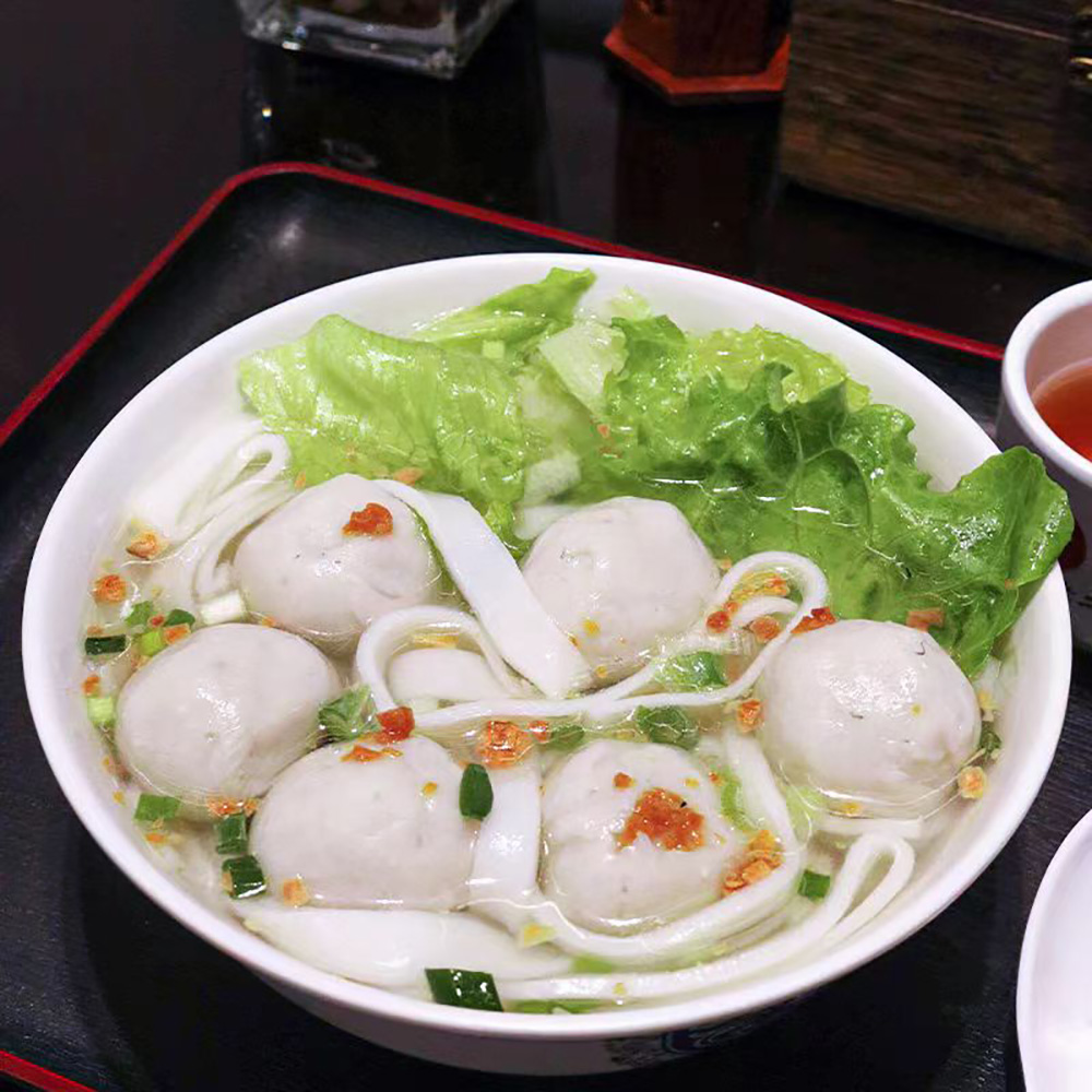 潮汕惠来正宗手打马胶鱼丸深海马胶鱼马鲛丸传统深海鱼丸顺丰冷链