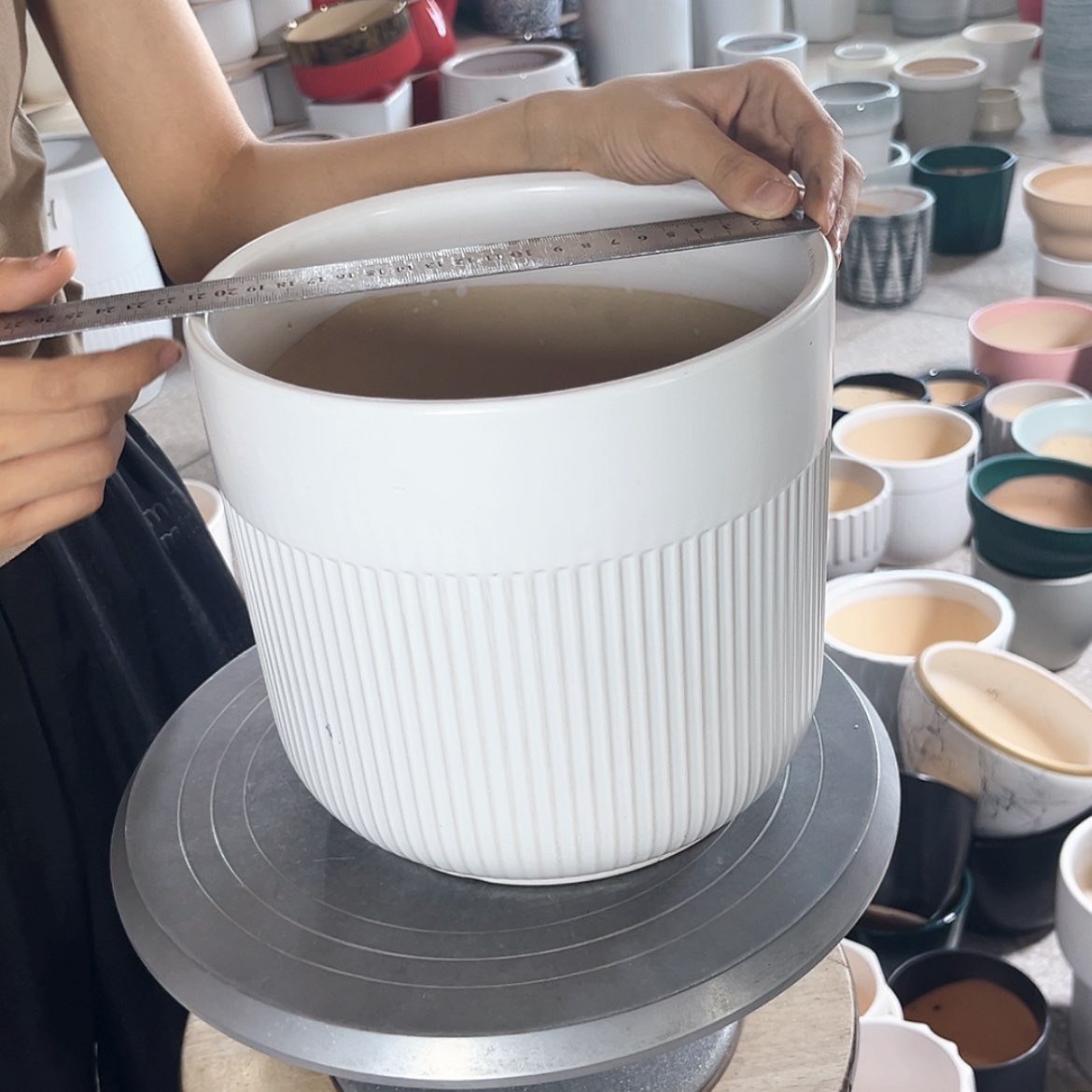 【闪购商品】陶瓷20CM（含）-50CM（不含）口径21-20亚白