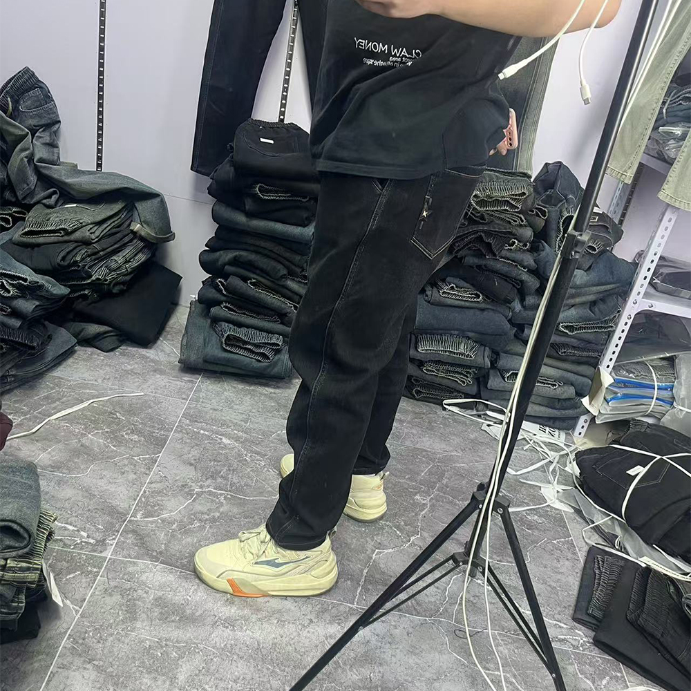 加绒小脚老爹裤锥形裤