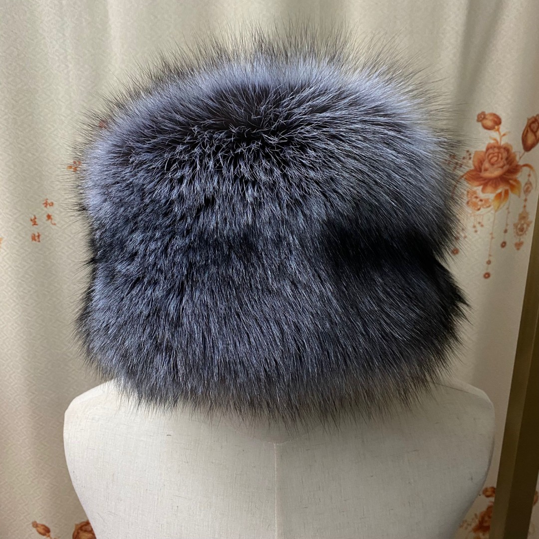 银狐帽子时尚大气冬季保暖高品质百搭