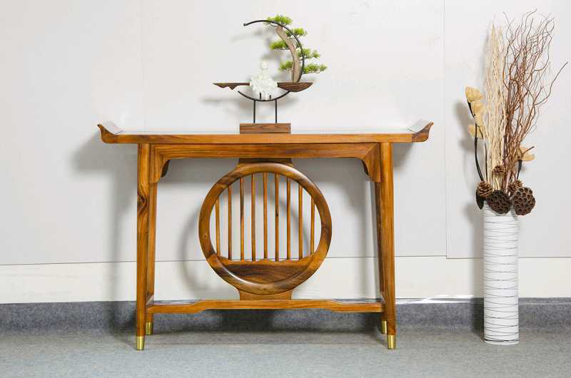 南美胡桃木观山玄关 128-36-88  不包邮邮费到付