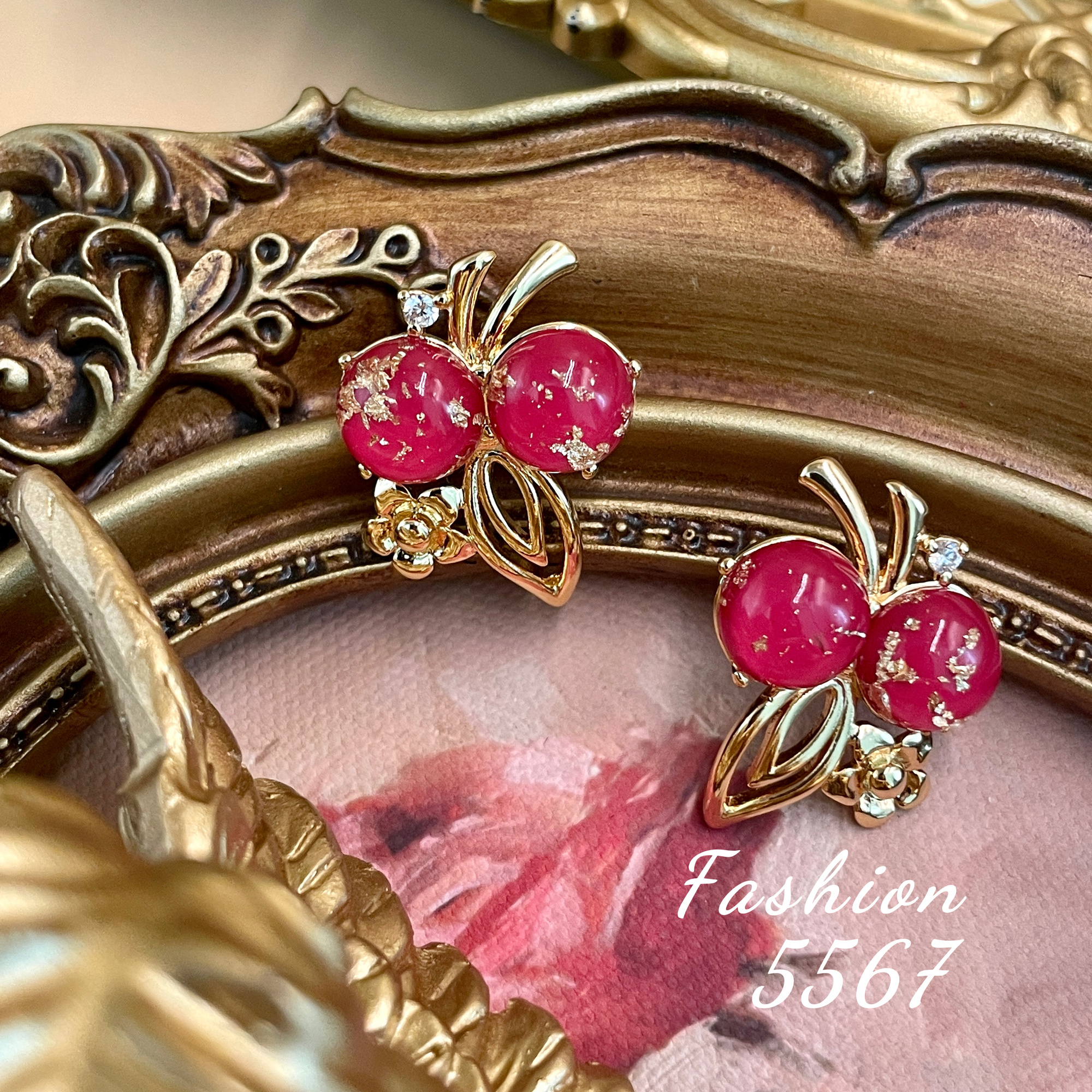 铜合金耳饰 时尚百搭轻奢气质优雅个性高级感耳饰~5567