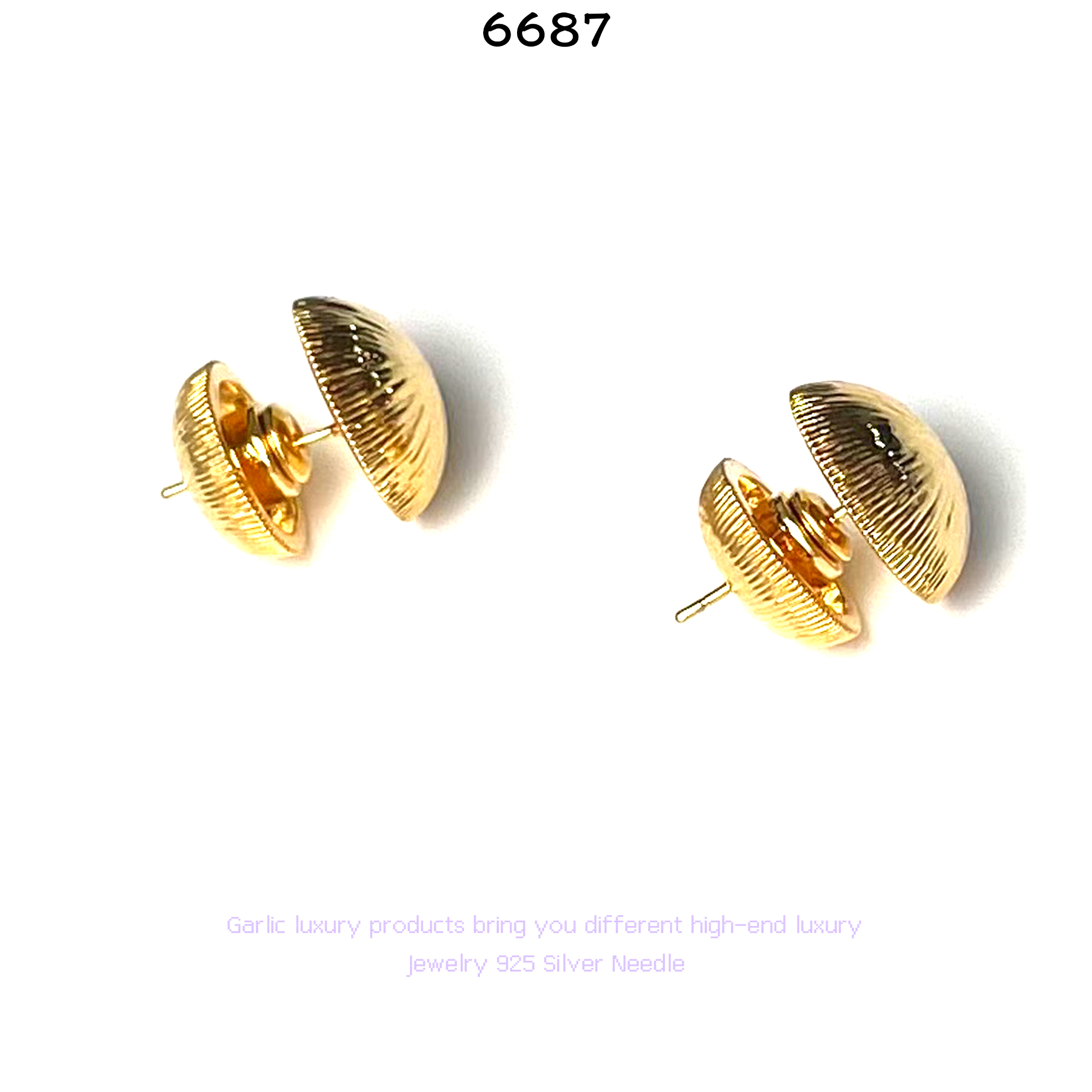 铜合金耳饰 设计师款耳饰~6687