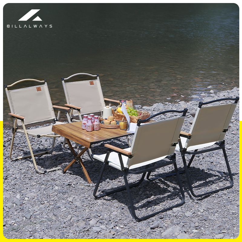 克米特椅收纳野餐折叠椅子便携钓鱼承重凳子舒适露营椅折叠凳加厚