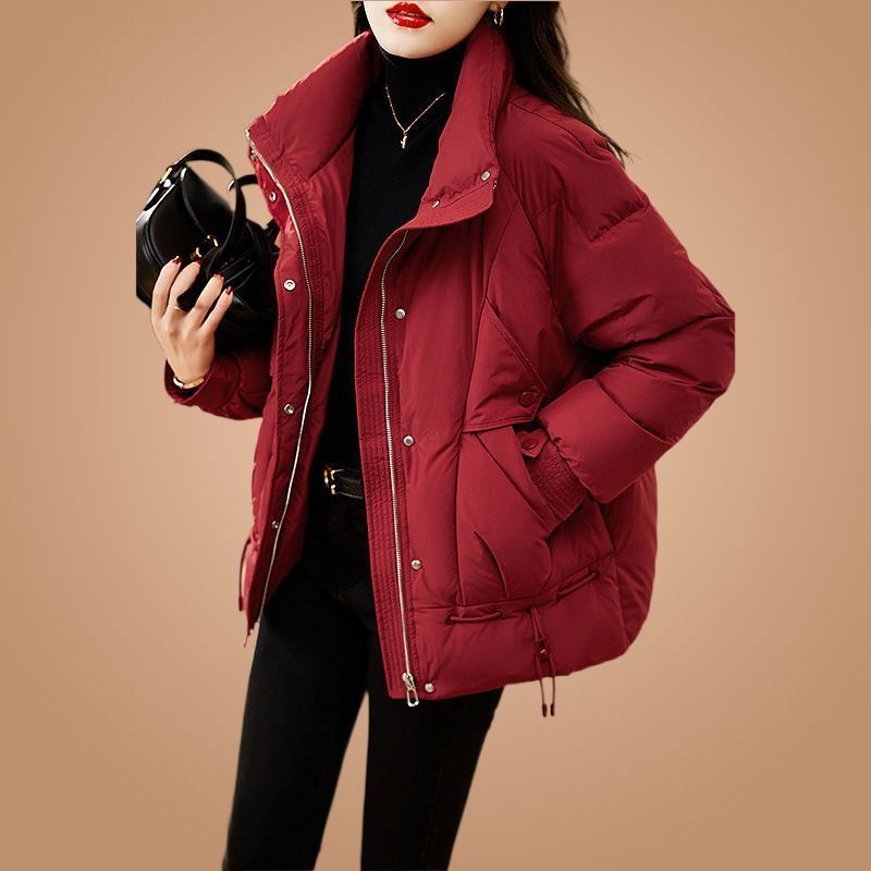 2023新款羽绒服服外套女冬季新款时尚宽松显瘦加厚衣保暖设计感小