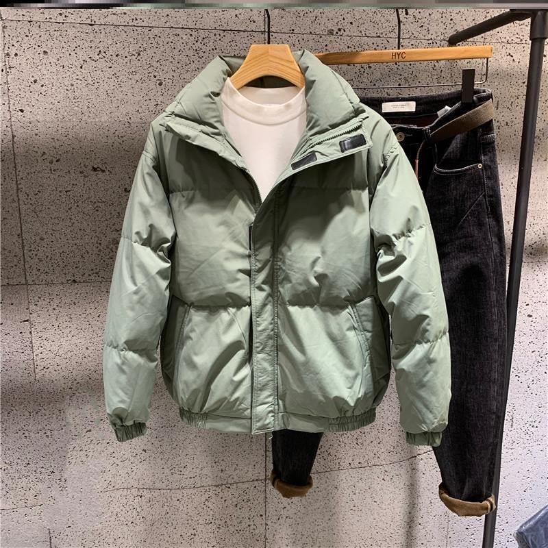 羽绒服男冬季新款潮流帅气短款面包服轻薄加厚保暖韩版潮牌外套男