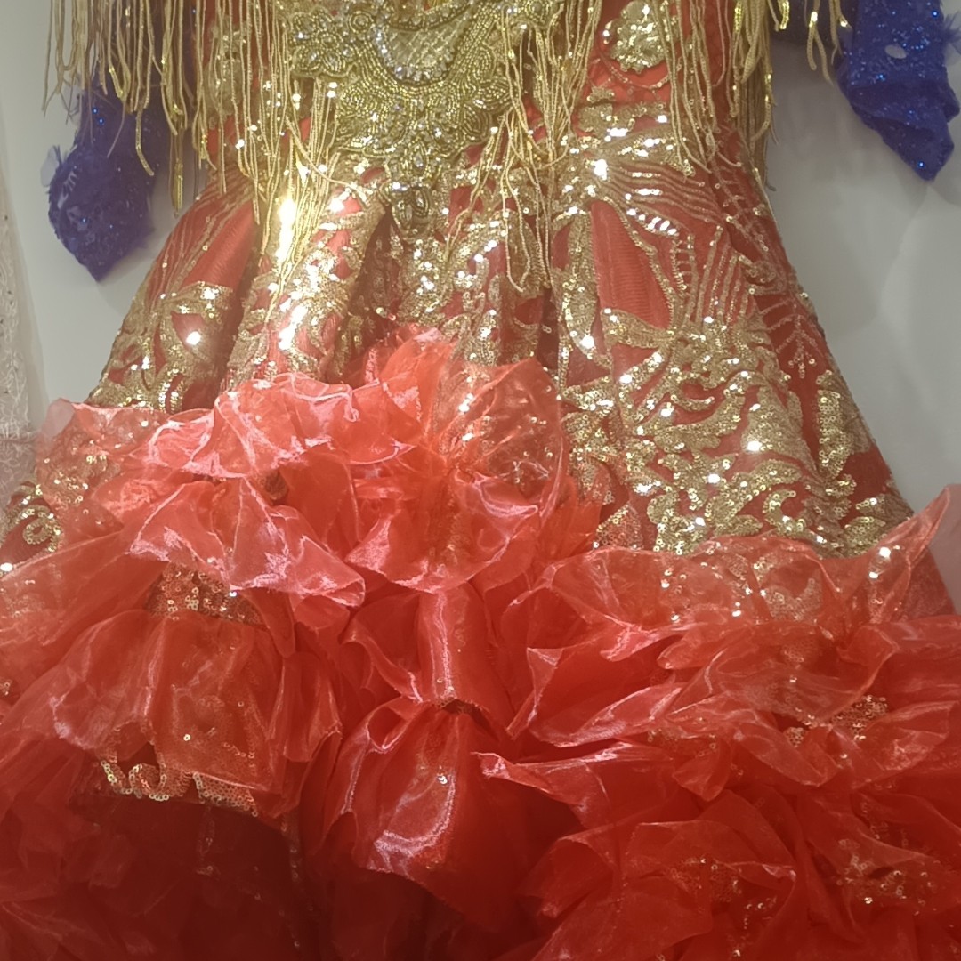 直播间专用高品质礼服样衣偶有微瑕