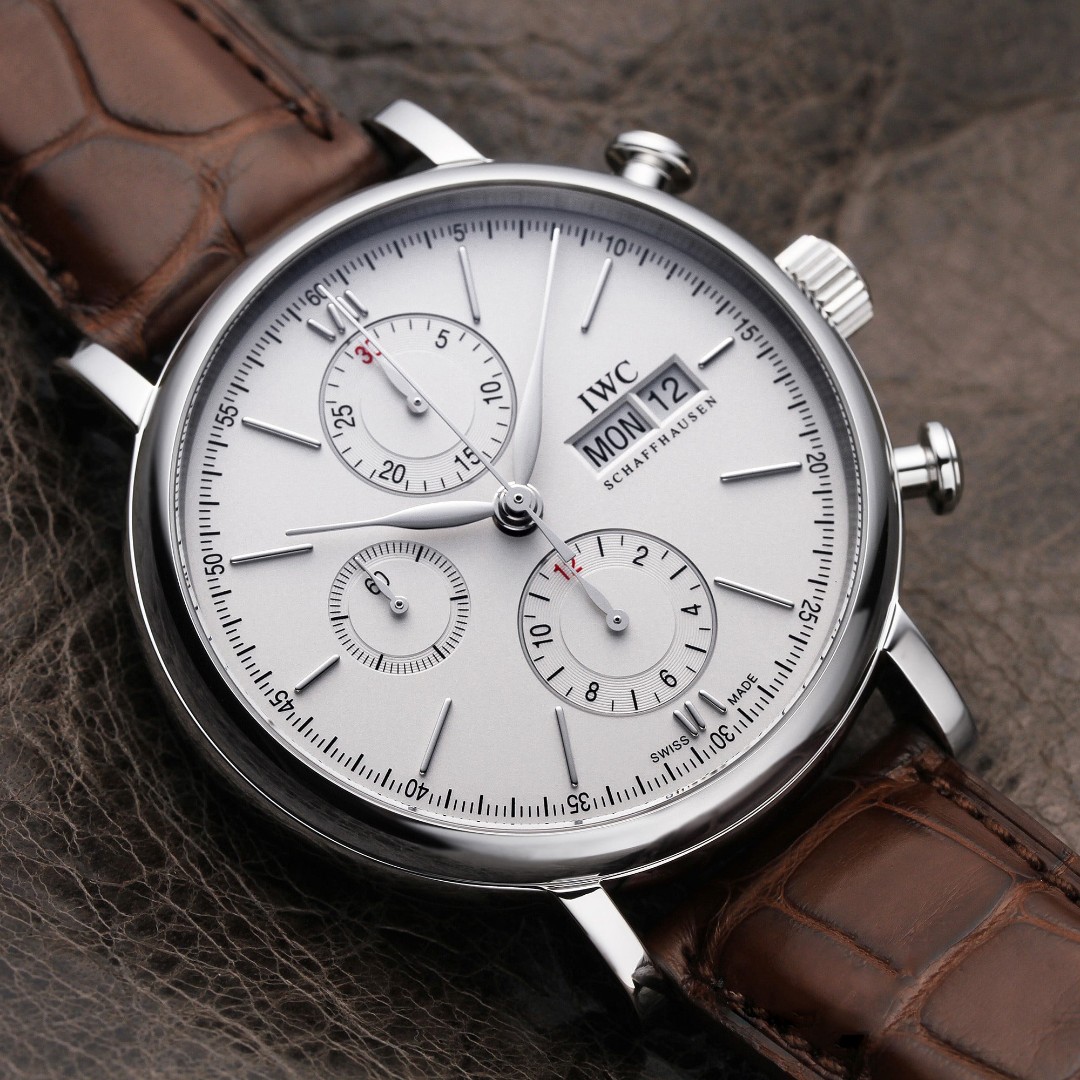99新 IWC/万国 柏涛菲诺自动机械计时经典男士手表腕表IW391007