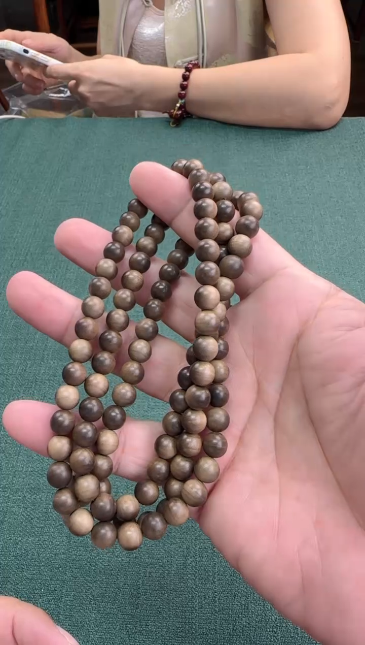 【闪购商品】檀香木手串/手链496003-0.8x108阴沉料