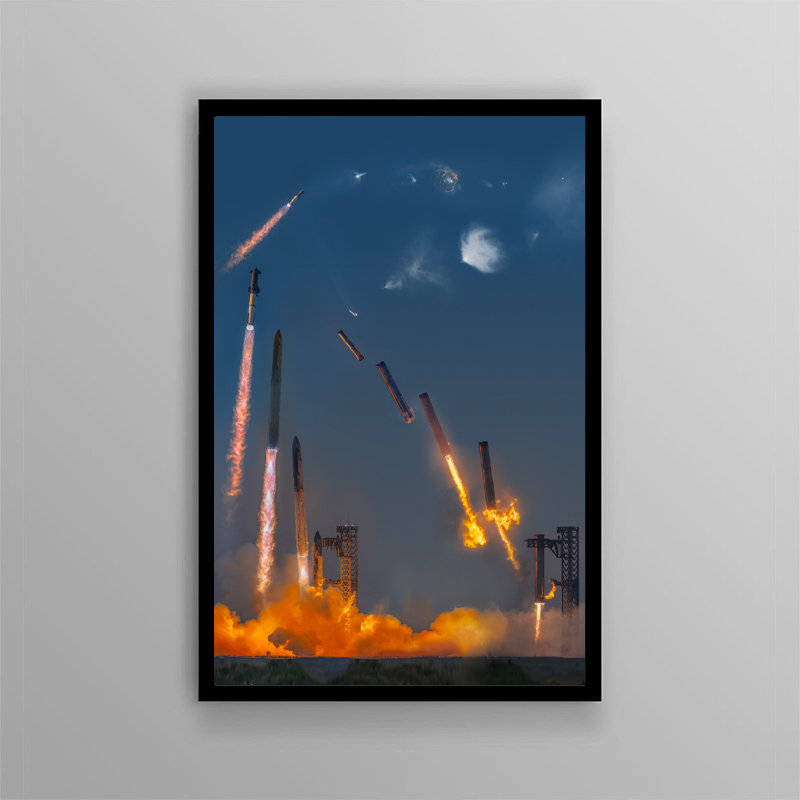 SpaceX系列创意海报-AskMusk出品-挂画/摆画/装饰画/办公室