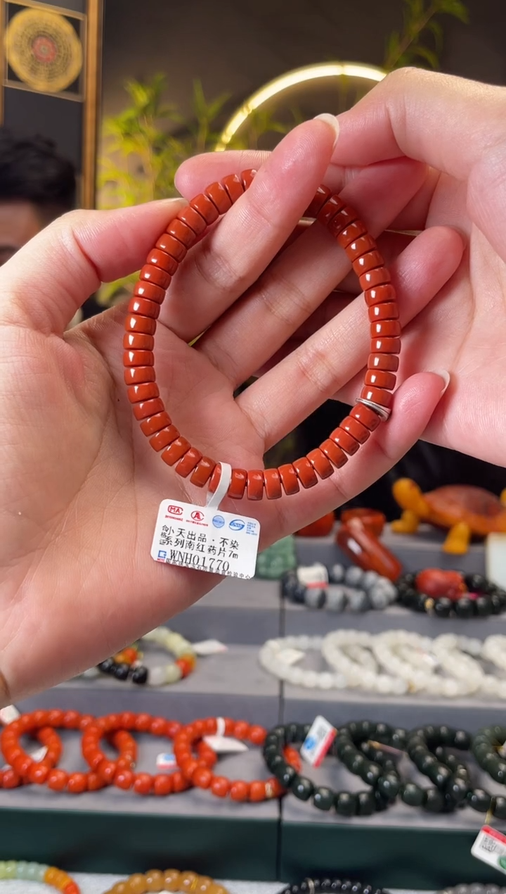 【闪购商品】南红玛瑙颈饰银S925镶嵌WNH01770发一件