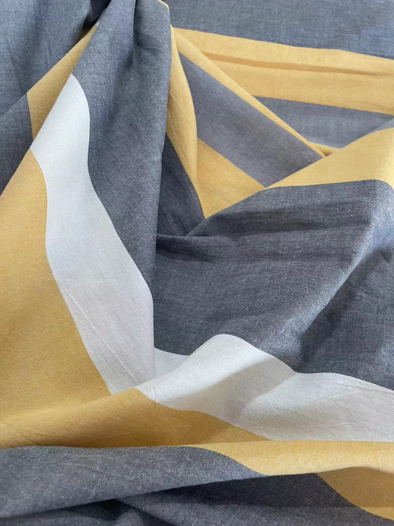 (布料）全棉母婴级A类色织水洗棉