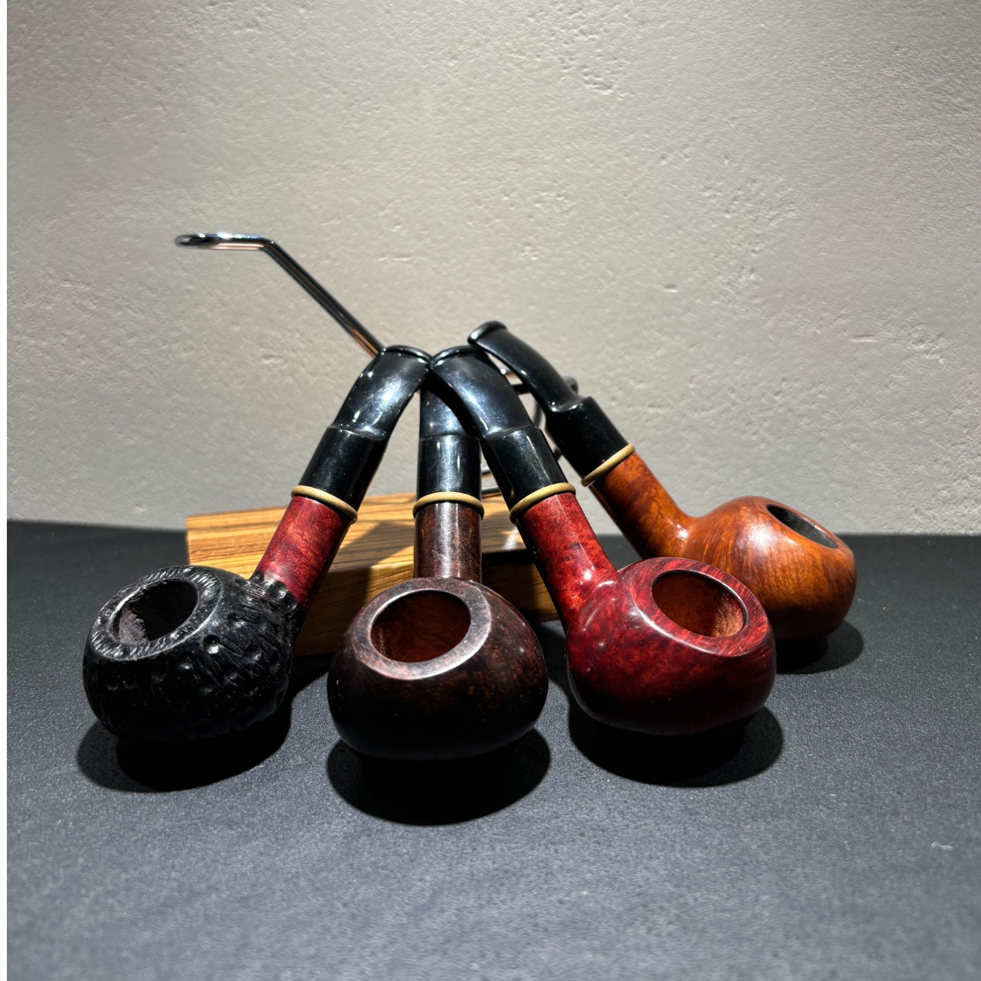 意大利进口石楠木手工烟斗小苹果斗 一口香新手入门推荐 9mm烟道