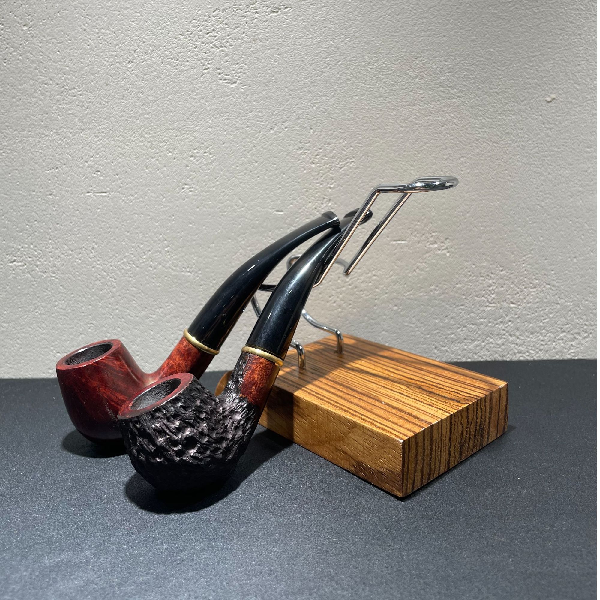 石楠木手工烟斗 福尔摩斯弯斗 9mm 双色可选 福利款 新手入门款