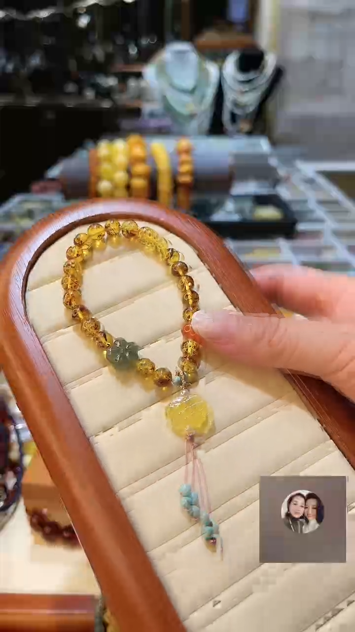 【闪购商品】琥珀（花珀）手链未镶嵌手串