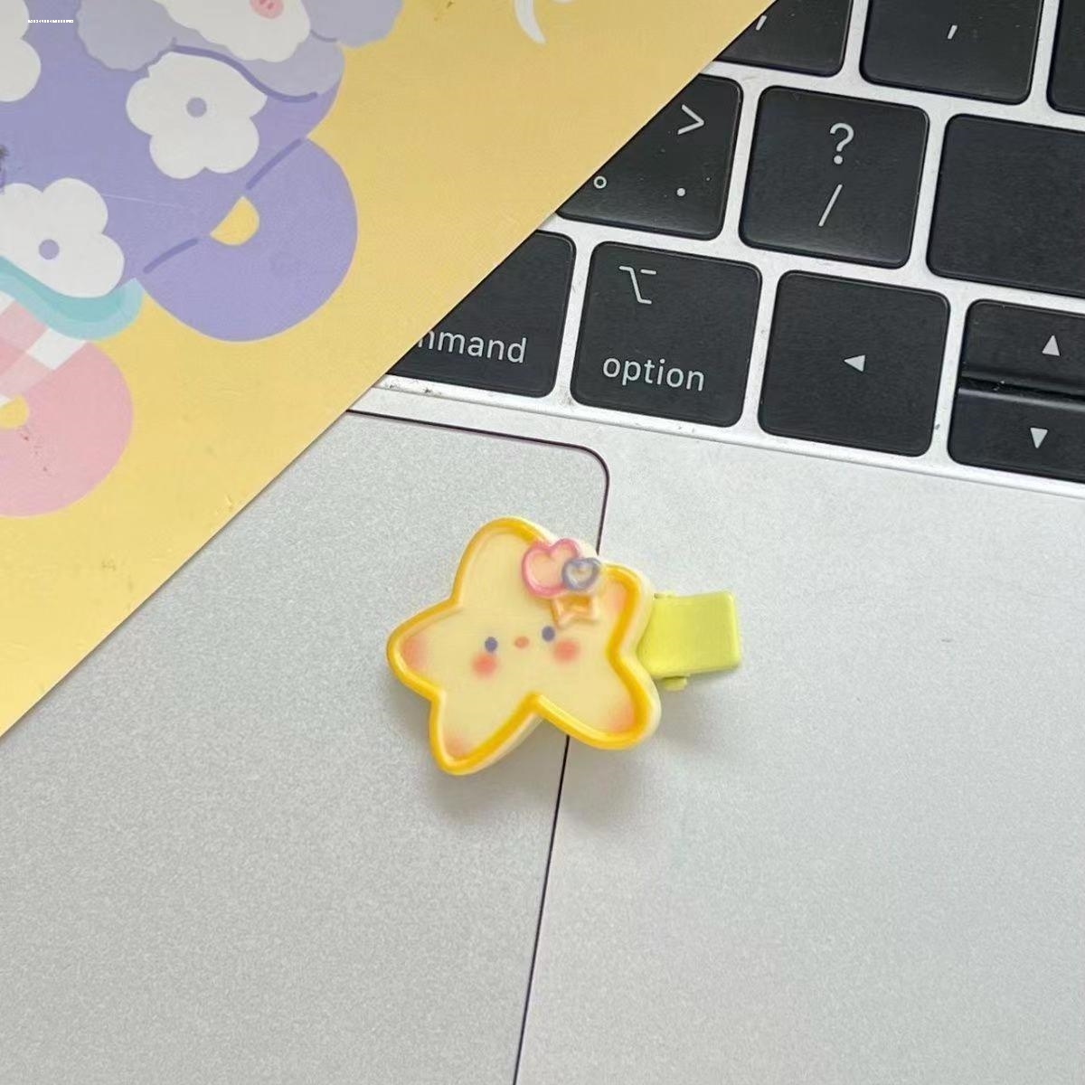 海星小发夹气质时尚显白前额质感侧边头饰百搭发饰新款边夹刘海