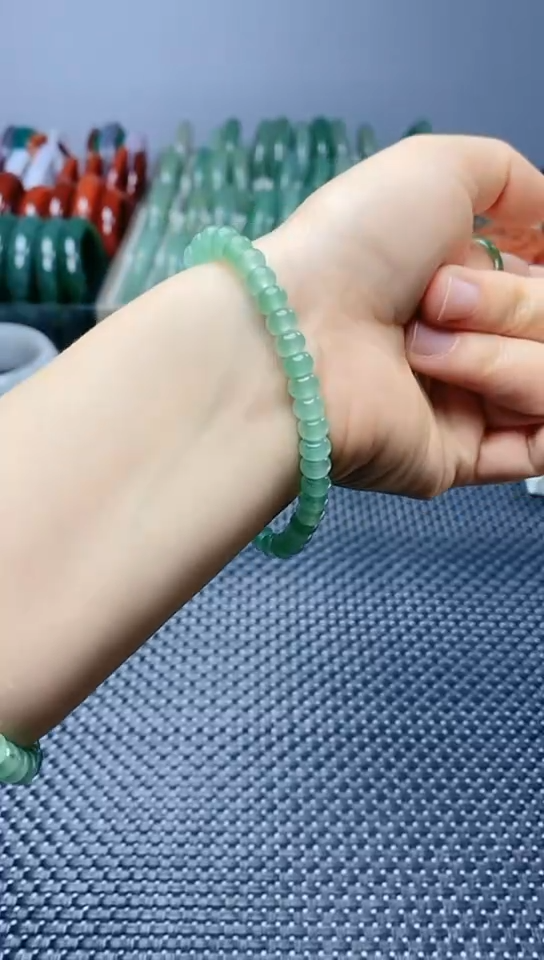 【闪购商品】东陵石手链未镶嵌算盘珠手串