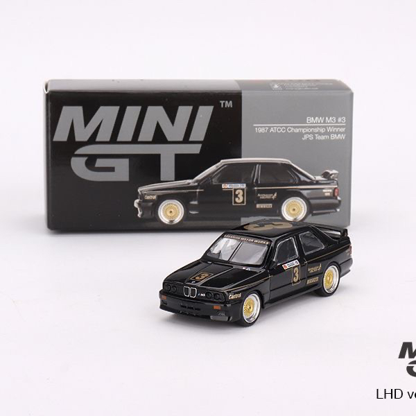 MINIGT 1:64 608号 澳大利亚限定 宝马 BMW 黑金 M3 合金汽车模型