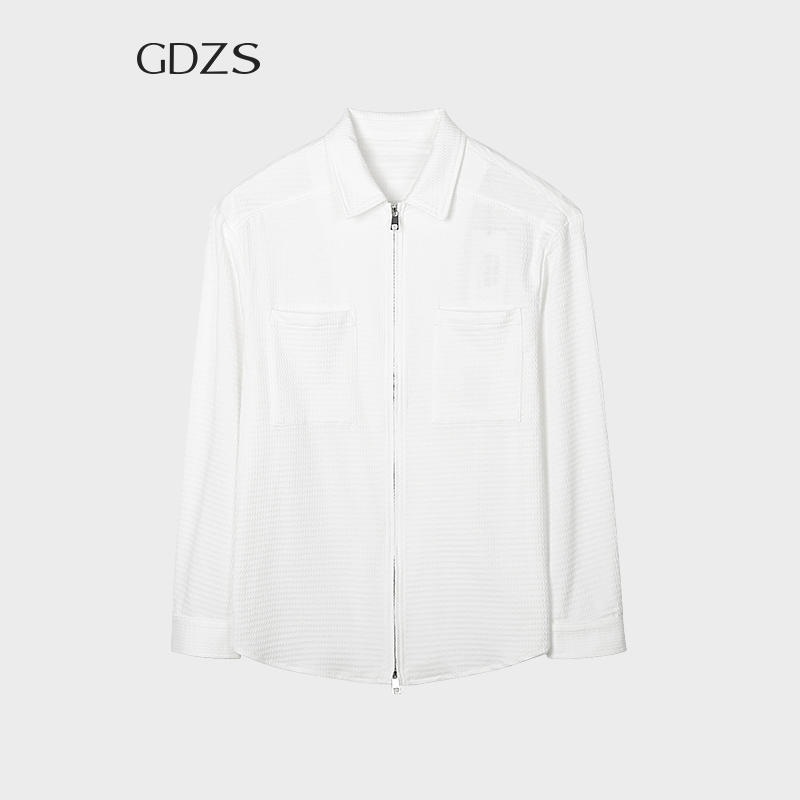 GDZS格度佐致品牌男装-春夏新款纯色百搭长袖针织外衣PABAD1432