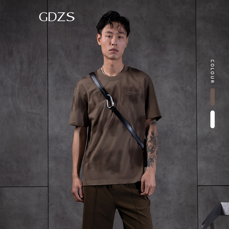GDZS格度佐致品牌男装-春夏新款百搭圆领透气短袖T恤PACHB1017