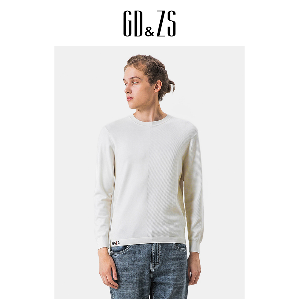 GDZS格度佐致品牌男装-秋季新款印花修身圆领长袖线衫 MCAIA1252