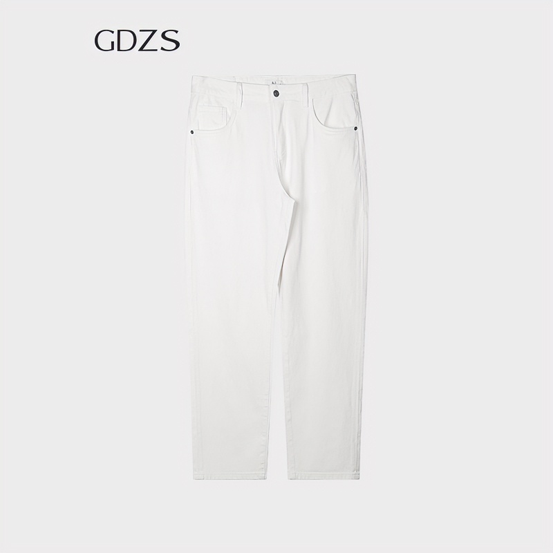 GDZS格度佐致品牌男装-春夏新款男士舒适白色时尚牛仔裤PABFE1186