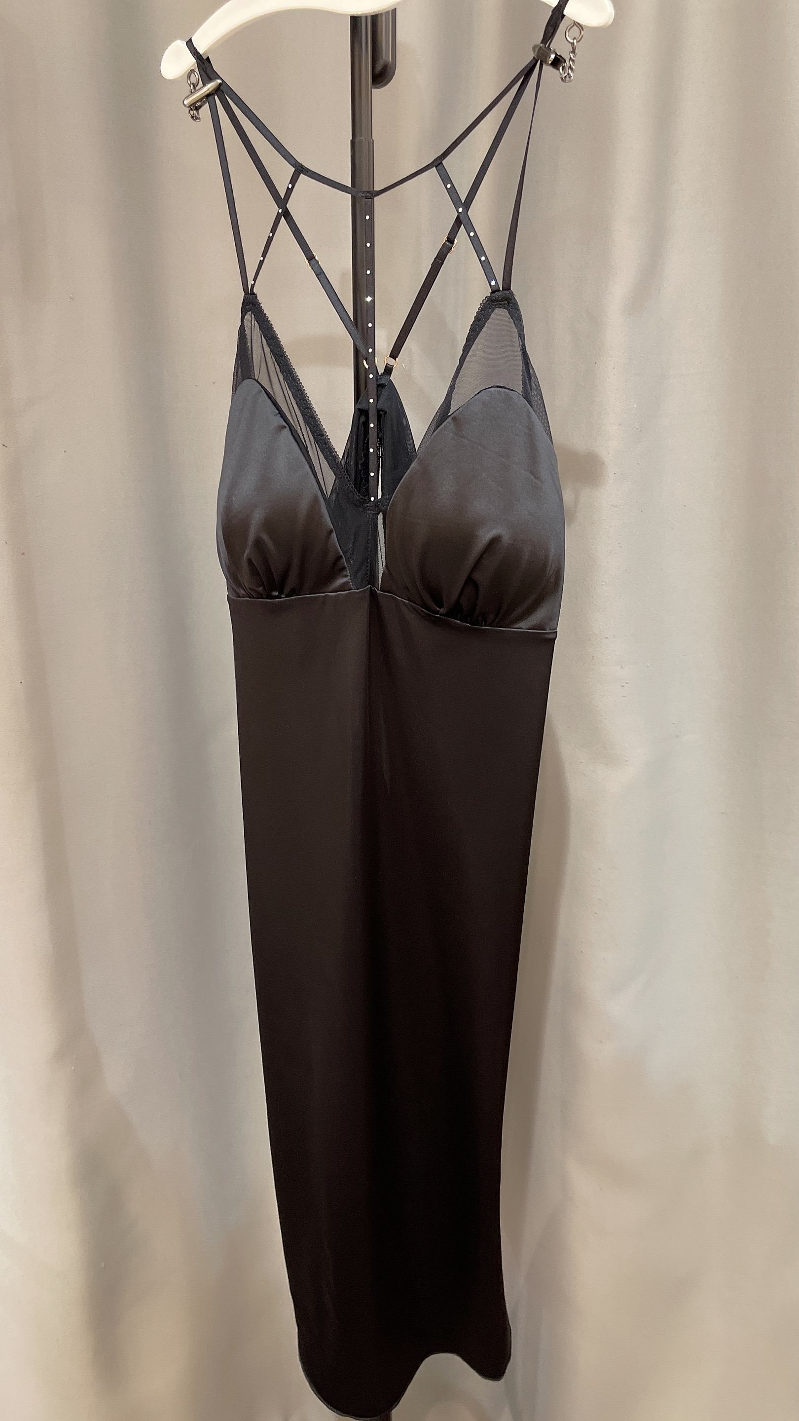 欧单精品简丝蕾 吊带裙