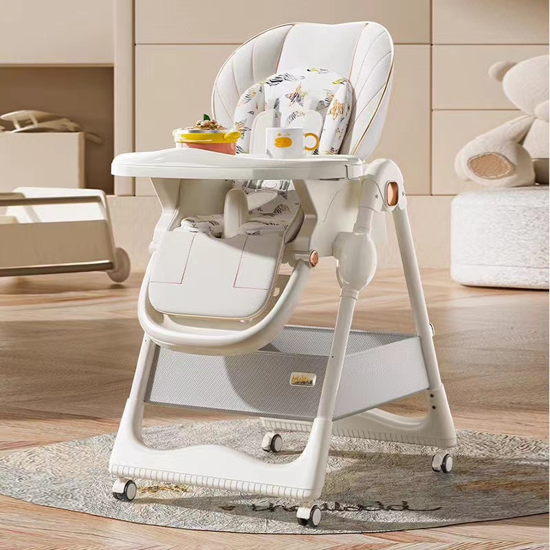 婴幼餐椅可坐可躺可折叠简易家用可移动餐桌椅儿童吃饭宝宝椅子