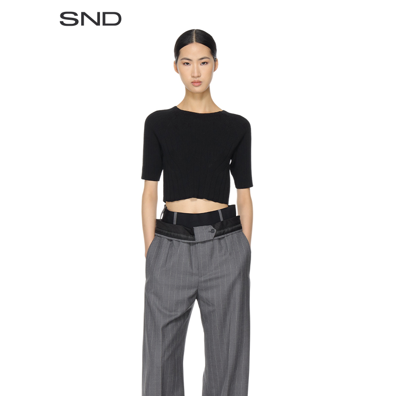 【HOPE 设计师品牌】SND SS24 罗纹上衣