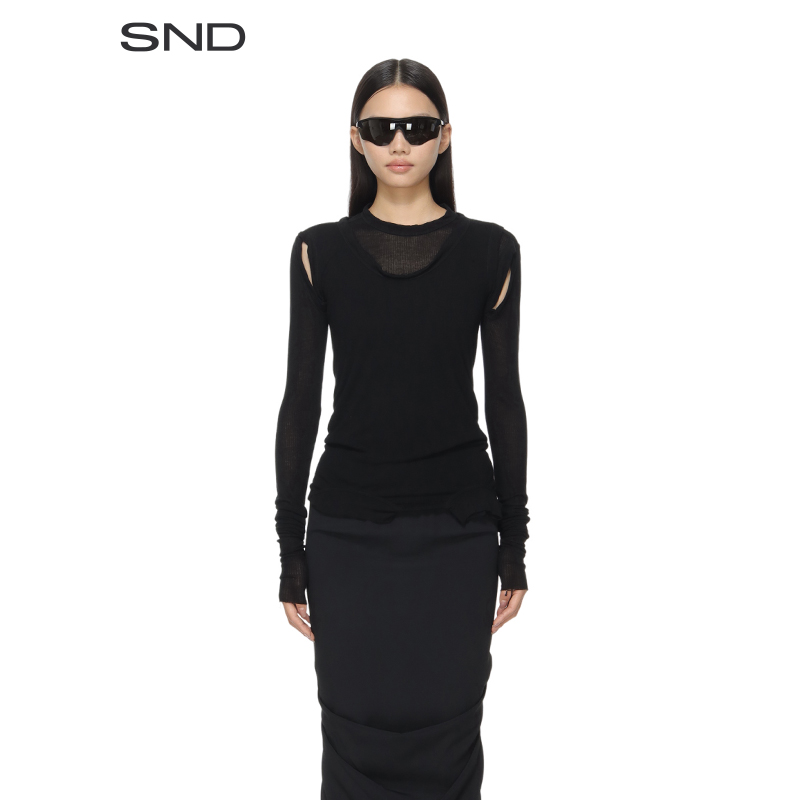 【RICK OWENS 设计师品牌】SND PF24  剪裁背心